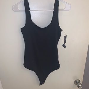 NWT Abercrombie Black Tank Bodysuit
